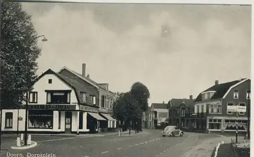 Utrecht v. 1954 Dordsplein mit Kaufhaus und alten VW (AK210)
