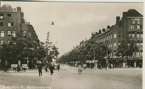 Rotterdam v. 1964 Mathenesserweg mit Hotel`s (AK228) 