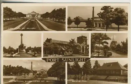 Port Sunlight v. 1955 7 Ansichten (AK234)