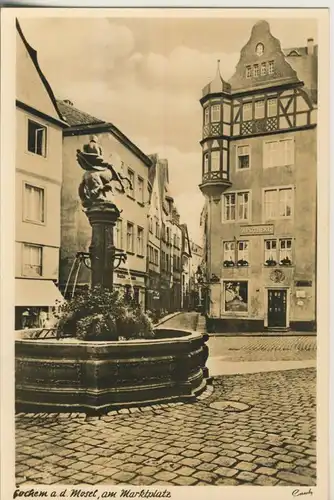 Cochem v. 1940 Marktplatz mit Apotheke (AK238)