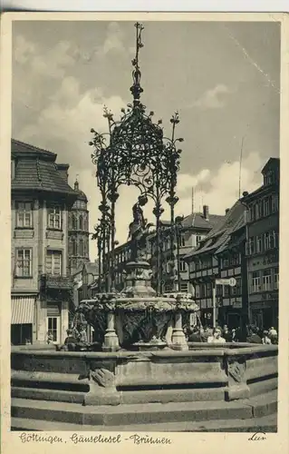 Göttingen v. 1956 Gänseliesel Brunnen (AK239)