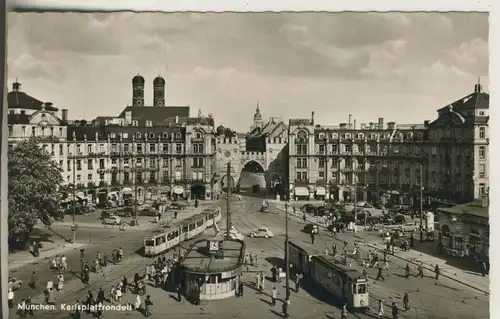 München v. 1964 Teil-Stadt-Ansicht (AK244)