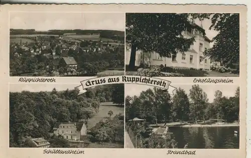 Gruss aus Ruppichteroth v. 1958 4 Ansichten (AK247) 