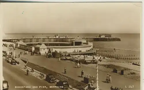 Worthing v. 1957 Bandstand and Pier (AK266)