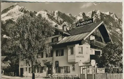 Garmisch-Partenkirchen v. 1961 Gasthof und Cafe \"Pastillon\" (AK279)