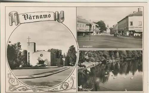 Värnamo v. 1962 3 Ansichten (AK286)