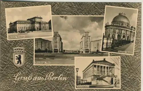 Gruss aus Berlin v. 1961 4 Ansichten (AK293) 