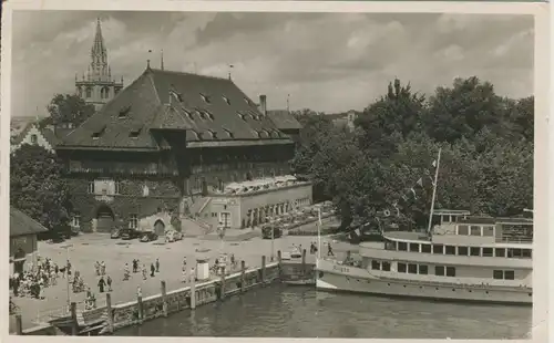 Konstanz v. 1958 Schiffsanlegestelle (AK295) 