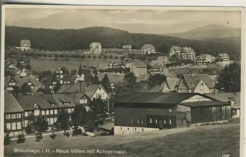 Braunlage v. 1938 Neue Villen mit Achtermann (AK304)