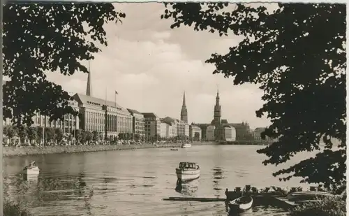 Hamburg v. 1965 Blick zum Ballindamm (AK305) 