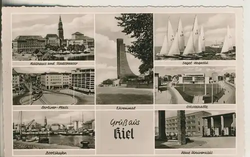 Gruß aus Kiel v. 1959 7 Ansichten (AK329)
