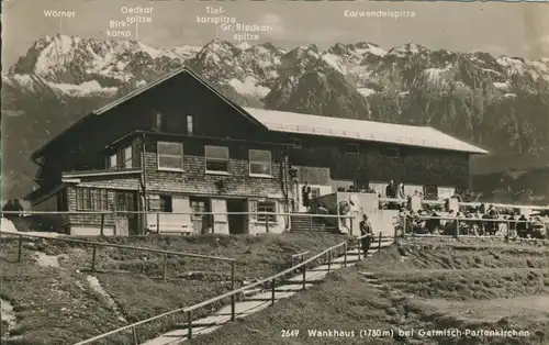 Garmisch-Partenkirchen v. 1957 Wankhaus (AK363)