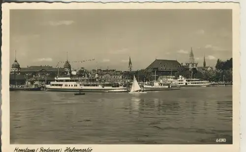 Konstanz v. 1955 Hafenpartie (AK373)