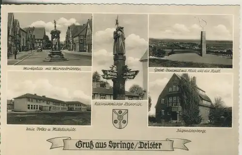 Springe - Deister v. 1958 5 Ansichten (AK394)