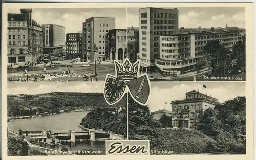 Essen v. 1956 4 Stadtansichten (AK395) 