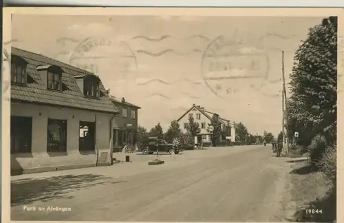 Perti av Älvängen v. 1931 Strassensicht mit Hotel Nynas (AK412)