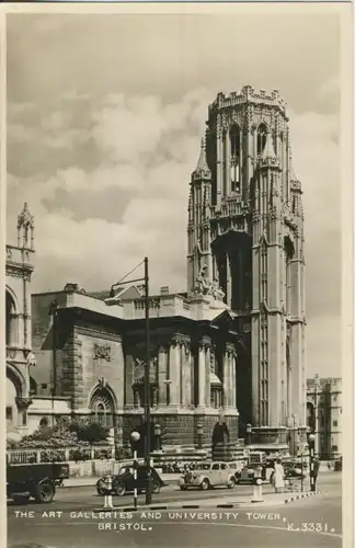 Bristol v. 1964 The Art Galleries and University Tower (AK460)