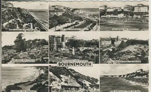 Bournemouth v. 1962 9 Ansichten (AK473)