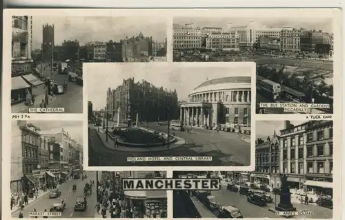 Manchester v. 1959 5 Ansichten (AK483)
