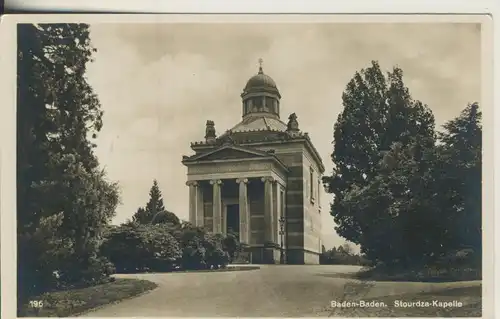 Baden-Baden v. 1929 Stourdza Kapelle (AK505)