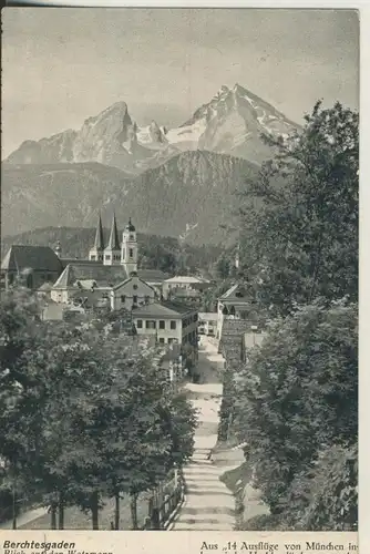 Berchtesgaden v. 1914 Blick auf den Watzmann (AK512) 