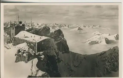 Zugspitze v. 1964 Blick von der Gipfelstation (AK516) 