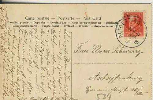 München v. 1916 Maximillianeum (AK534) 