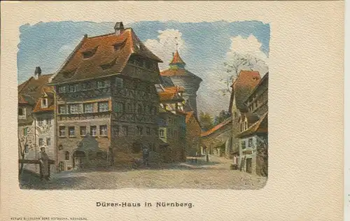 Nürnberg v. 1904 Dürer Haus (AK543) 
