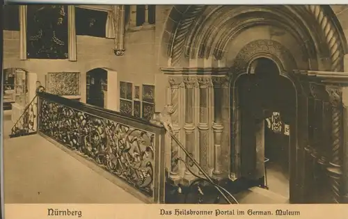 Nürnberg v. 1907 Das Heilsbronner Portal (AK549)