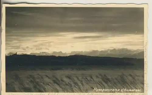 Ammersee v. 1934 Alpenpanorama (AK565) 