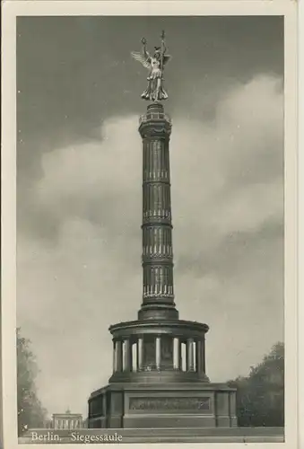 Berlin v. 1934 Die Siegessäule (AK569)