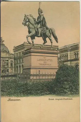 Hannover v. 1904 Ernst August Denkmal (AK575) 
