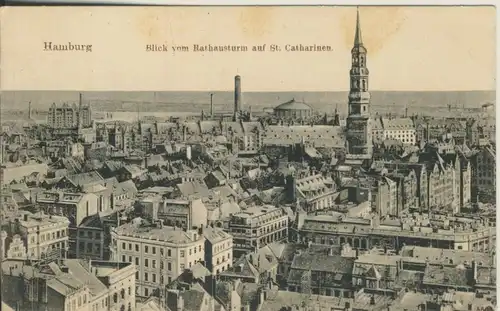 Hamburg v. 1904 Teil-Stadt-Ansicht (AK582) 