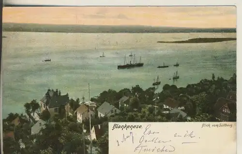 Blankenese v. 1912 Blick vom Sülberg (AK583)