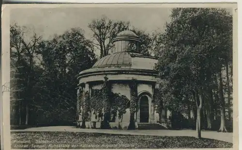 Potsdam v. 1934 Sanssouci - Ruhestätte der Kaiserin Auguste Viktoria (AK586) 