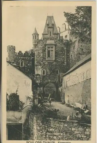 Daun v. 1917 Schloß Daun - Eingangstor (AK644)