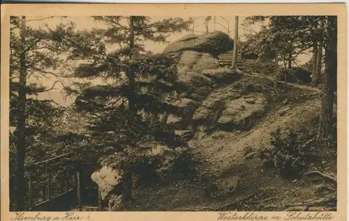 Ilsenburg v. 1934 Westerklippe mit Schutzhütte (AK649) 