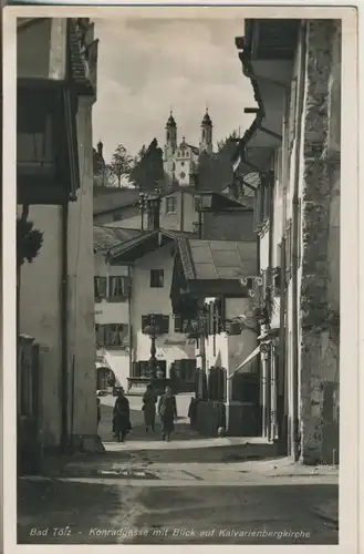 Bad Tölz v. 1939 Die Konraggasse (AK654) 