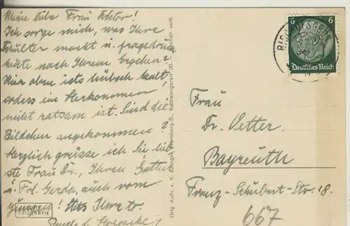 Bei Oberstdorf v. 1934 Der Schneeberggipfel mit Turm (AK667) 