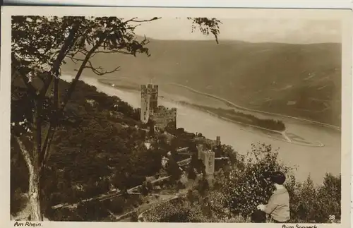 Bei Bingen v. 1934 Burg Sooneck (AK681)