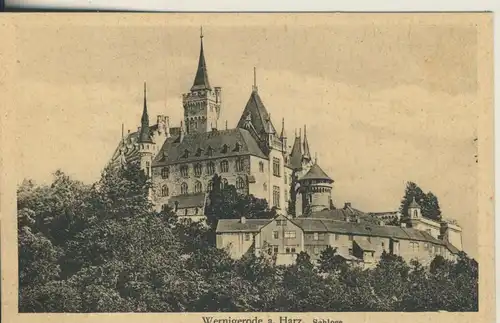 Wernigerode v. 1925 Das Schloss (AK687) 