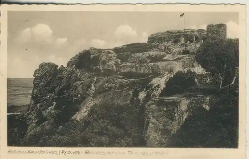 Blankenstein v. 1939 Die alte Trutzfeste - Burg Regenstein mit Burgstempel (AK709)
