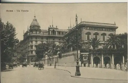 Roma v. 1918 Via Veneto (AK723)