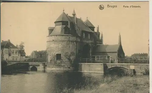 Bruges v. 1928 Porte de Ostende (AK733)