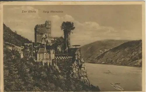 Koblenz v. 1929 Burg Rheinstein (AK749)