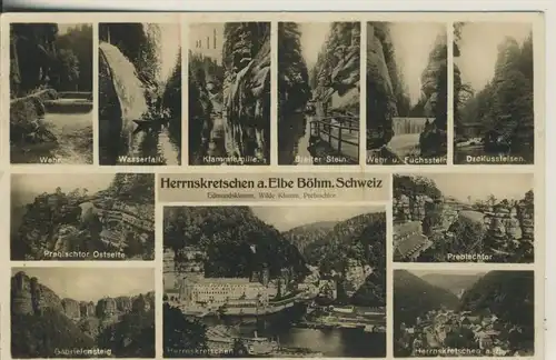 Herrnskretschen v. 1933 11 Ansichten (AK763)