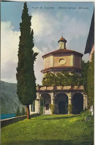 Lago di Lugano v. 1927 Motivo presso Morcote (AK808)