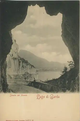 Lago di Garda v. 1904 Strada del Ponale (AK822)
