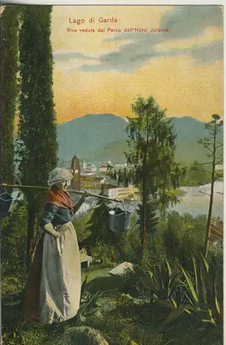 Lago di Garda v. 1905 Riva veduta dal Parco dell Hotel Jolanda (AK824) 