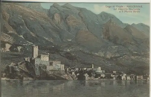 Lago di Garda v. 1927 Malecesine - Castello Monte Baldo (AK825)